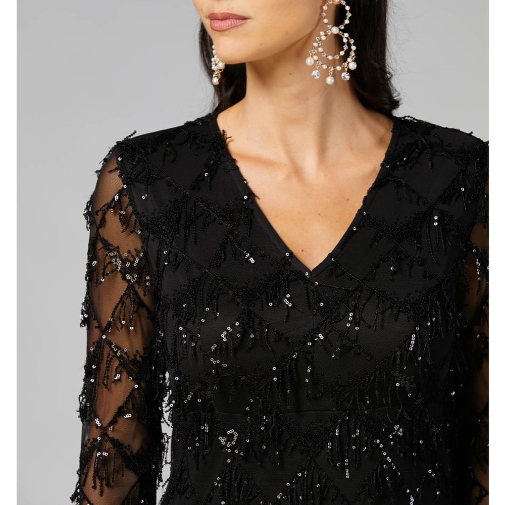 Cache Sequin Dress - image 3